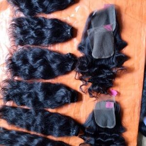 Human hair extensions